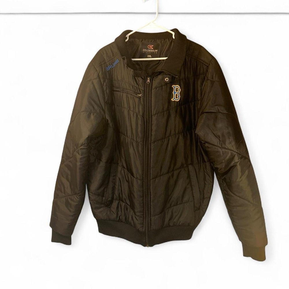 Colosseum Black Puffer UCLA Jacket